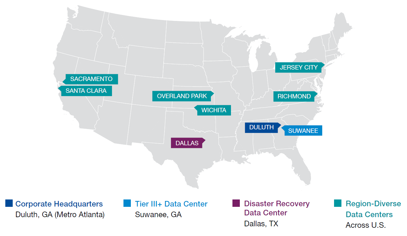 data-center map